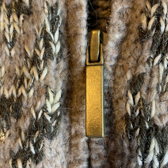 Coldwater Creek Wool Alpaca cashmere ZIP Sweater - Picture 4 of 10